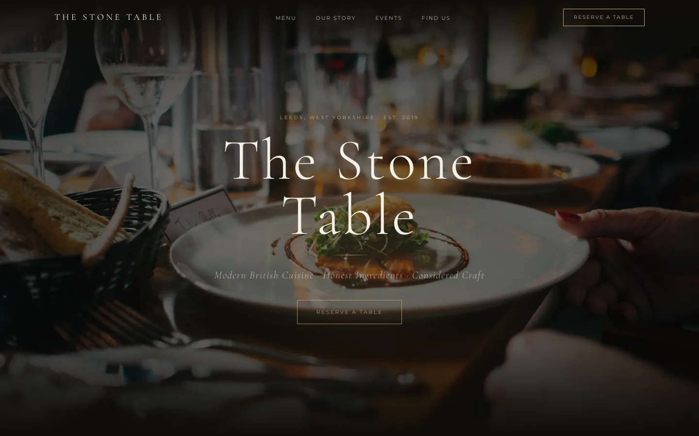The Stone Table website preview